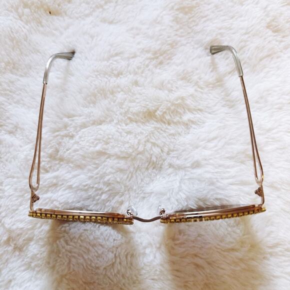 Avelina Black & Blue Crystal Embellished Sunglasses - Picture 6 of 10